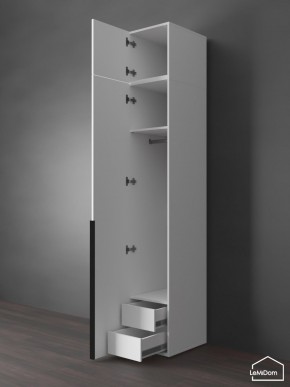 Шкаф с антресолью Linnea MHR-1A-3 2450х400х510 (Белый-М 11.1.1) в Нижнекамске - nizhnekamsk.ok-mebel.com | фото 6