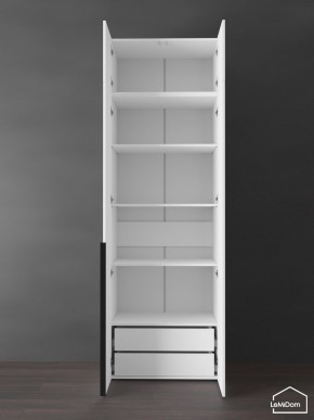 Шкаф с антресолью Linnea MHR-2A-4 2450х800х510 (Белый-М 11.1.2) в Нижнекамске - nizhnekamsk.ok-mebel.com | фото 6