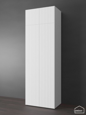 Шкаф с антресолью Linnea MHR-2POA-2 2450х800х510 (Белый-М 11.1.1) в Нижнекамске - nizhnekamsk.ok-mebel.com | фото