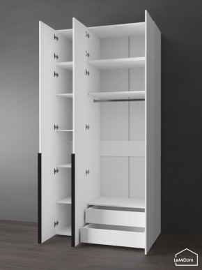 Шкаф с антресолью Linnea MHR-3A-2 2450х1200х510 (Белый-М 11.1.1) в Нижнекамске - nizhnekamsk.ok-mebel.com | фото 5