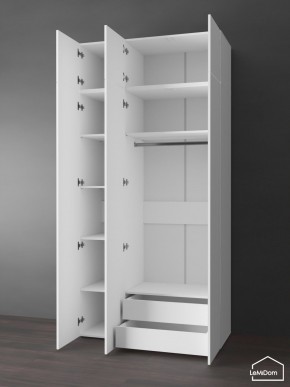 Шкаф с антресолью Linnea MHR-3POA-2 2450х1200х510 (Белый-М 11.1.2) в Нижнекамске - nizhnekamsk.ok-mebel.com | фото 5