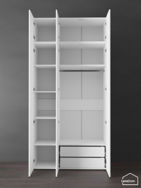 Шкаф с антресолью Linnea MHR-3POA-2 2450х1200х510 (Белый-М 11.1.2) в Нижнекамске - nizhnekamsk.ok-mebel.com | фото 6