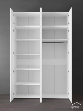 Шкаф с антресолью Linnea MHR-4POA-1 2450х1600х510 (Белый-М 11.1.1) в Нижнекамске - nizhnekamsk.ok-mebel.com | фото 4