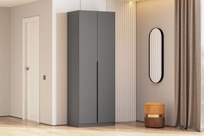 Шкаф ШК-5 + 2 полки (800) Графит серый в Нижнекамске - nizhnekamsk.ok-mebel.com | фото 2