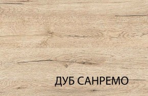 Шкаф-витрина 1V2SL, OSKAR , цвет дуб Санремо в Нижнекамске - nizhnekamsk.ok-mebel.com | фото 4
