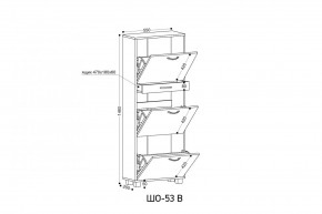 ШО-53 В тумба для обуви в Нижнекамске - nizhnekamsk.ok-mebel.com | фото 3