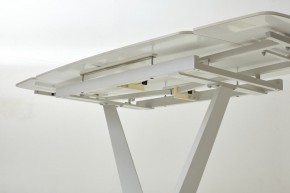 Стол ALATRI 120 GLOSS STATUARIO WHITE SOLID CERAMIC / WHITE, ®DISAUR в Нижнекамске - nizhnekamsk.ok-mebel.com | фото 7