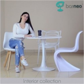 Стол Barneo T-3 Tulip style (RAL9003 белый, D80) в Нижнекамске - nizhnekamsk.ok-mebel.com | фото 5