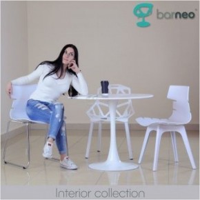 Стол Barneo T-3 Tulip style (RAL9003 белый, D80) в Нижнекамске - nizhnekamsk.ok-mebel.com | фото 6