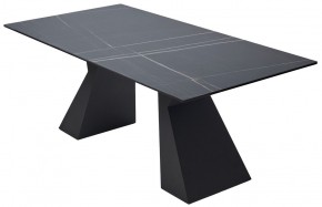 Стол БОГАРТ 200 TITANIUM BLACK PULIDO, керамика / Черный М-City в Нижнекамске - nizhnekamsk.ok-mebel.com | фото 5