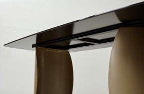 Стол BRONTE 220 KL-188 Контрастный мрамор матовый, итальянская керамика/ Шампань, ®DISAUR в Нижнекамске - nizhnekamsk.ok-mebel.com | фото 6