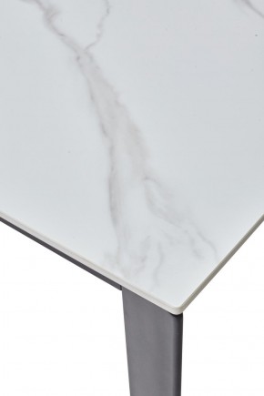 Стол CORNER 120 MATT WHITE MARBLE SOLID CERAMIC / BLACK, ®DISAUR в Нижнекамске - nizhnekamsk.ok-mebel.com | фото 8