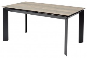Стол CREMONA 180 KL-61 Под дерево, итальянская керамика / черный каркас, ®DISAUR в Нижнекамске - nizhnekamsk.ok-mebel.com | фото 5