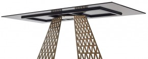 Стол ENNA 220 KL-188 Контрастный мрамор матовый, итальянская керамика/ каркас цвета шампань, ®DISAUR в Нижнекамске - nizhnekamsk.ok-mebel.com | фото 12