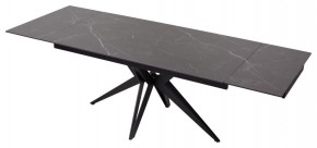 Стол FORIO 160 MATT BLACK MARBLE SOLID CERAMIC / BLACK, ®DISAUR в Нижнекамске - nizhnekamsk.ok-mebel.com | фото 5