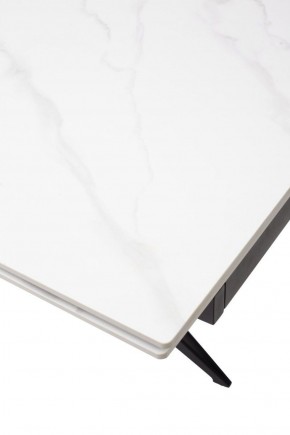 Стол FORIO 160 MATT WHITE MARBLE SOLID CERAMIC / BLACK, ®DISAUR в Нижнекамске - nizhnekamsk.ok-mebel.com | фото 9