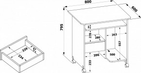 Стол компьютерный КСТ-10.1 в Нижнекамске - nizhnekamsk.ok-mebel.com | фото 4