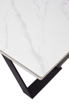 Стол LIVORNO 180 MATT WHITE MARBLE SOLID CERAMIC / BLACK, ®DISAUR в Нижнекамске - nizhnekamsk.ok-mebel.com | фото 9