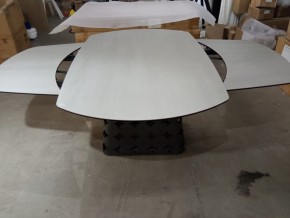 Стол LORENS 150 TL-58 поворотная система раскладки, испанская керамика / Темно-серый, ®DISAUR в Нижнекамске - nizhnekamsk.ok-mebel.com | фото 2