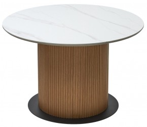 Стол MESA D120 цвет БЕЛЫЙ МРАМОР M326 / Каркас OAK, ®DISAUR в Нижнекамске - nizhnekamsk.ok-mebel.com | фото 7