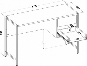 Стол письменный СПМ-404 в Нижнекамске - nizhnekamsk.ok-mebel.com | фото 4