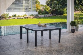 Стол раскладной Джули (Julie Double table 2 configurations) Графит в Нижнекамске - nizhnekamsk.ok-mebel.com | фото 2