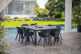 Стол раскладной Джули (Julie Double table 2 configurations) Графит в Нижнекамске - nizhnekamsk.ok-mebel.com | фото 6