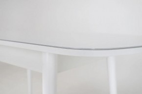 Стол раскладной со стеклом (опоры массив цилиндрический) "Хоста" в Нижнекамске - nizhnekamsk.ok-mebel.com | фото 6