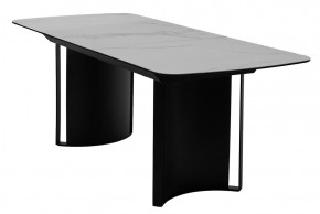 Стол RASMUS 160 TL-45 Белый мрамор, испанская керамика / черный каркас, ®DISAUR в Нижнекамске - nizhnekamsk.ok-mebel.com | фото 4