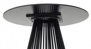 Стол TERNI 120 MATT BLACK MARBLE SOLID CERAMIC Черный мрамор матовый, керамика /Черн.каркас, ®DISAUR в Нижнекамске - nizhnekamsk.ok-mebel.com | фото 6