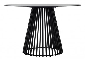 Стол TERNI 120 MATT BLACK MARBLE SOLID CERAMIC Черный мрамор матовый, керамика /Черн.каркас, ®DISAUR в Нижнекамске - nizhnekamsk.ok-mebel.com | фото 7