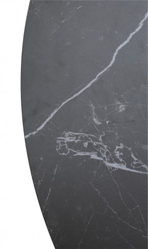 Стол TERNI 120 MATT BLACK MARBLE SOLID CERAMIC Черный мрамор матовый, керамика /Черн.каркас, ®DISAUR в Нижнекамске - nizhnekamsk.ok-mebel.com | фото 9