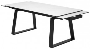 Стол VASTO 180 MARBLES KL-99 Белый мрамор матовый, итальянская керамика/ черный каркас, ®DISAUR в Нижнекамске - nizhnekamsk.ok-mebel.com | фото 6