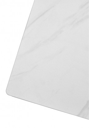 Стол VASTO 180 MARBLES KL-99 Белый мрамор матовый, итальянская керамика/ черный каркас, ®DISAUR в Нижнекамске - nizhnekamsk.ok-mebel.com | фото 7