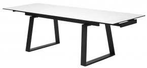 Стол VASTO 180 MARBLES KL-99 Белый мрамор матовый, итальянская керамика/ черный каркас, ®DISAUR в Нижнекамске - nizhnekamsk.ok-mebel.com | фото 9