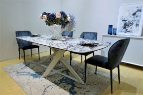 Стол VICENZA 220 BULGARI WHITE, керамика / белый, ®DISAUR в Нижнекамске - nizhnekamsk.ok-mebel.com | фото 12