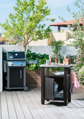 Столик для барбекю 105л (Unity 105L) графит в Нижнекамске - nizhnekamsk.ok-mebel.com | фото 2