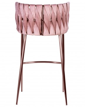 Стул барный DOBRIN EMMA ROSE GOLD, розовый велюр (VF-10) в Нижнекамске - nizhnekamsk.ok-mebel.com | фото 5