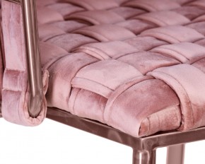 Стул барный DOBRIN EMMA ROSE GOLD, розовый велюр (VF-10) в Нижнекамске - nizhnekamsk.ok-mebel.com | фото 7