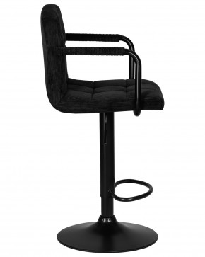 Стул барный DOBRIN KRUGER ARM BLACK, черный вельвет (LAR-E2041-52) в Нижнекамске - nizhnekamsk.ok-mebel.com | фото 3
