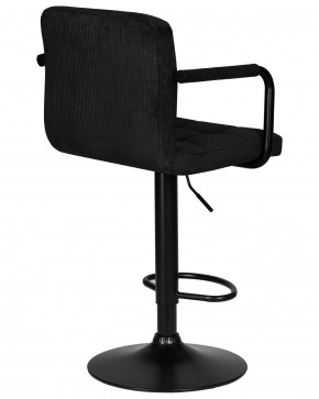 Стул барный DOBRIN KRUGER ARM BLACK, черный вельвет (LAR-E2041-52) в Нижнекамске - nizhnekamsk.ok-mebel.com | фото 4