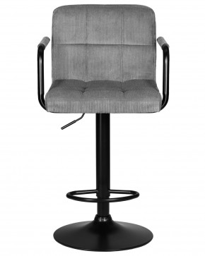 Стул барный DOBRIN KRUGER ARM BLACK, серый вельвет (LAR-E2041-25) в Нижнекамске - nizhnekamsk.ok-mebel.com | фото 6