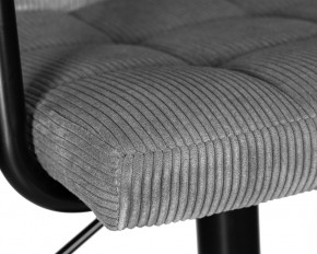 Стул барный DOBRIN KRUGER ARM BLACK, серый вельвет (LAR-E2041-25) в Нижнекамске - nizhnekamsk.ok-mebel.com | фото 7