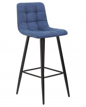 Стул барный DOBRIN NICOLE, черные матовые ножки, синяя ткань (UF860-14B) в Нижнекамске - nizhnekamsk.ok-mebel.com | фото 2
