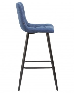Стул барный DOBRIN NICOLE, черные матовые ножки, синяя ткань (UF860-14B) в Нижнекамске - nizhnekamsk.ok-mebel.com | фото 3