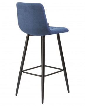 Стул барный DOBRIN NICOLE, черные матовые ножки, синяя ткань (UF860-14B) в Нижнекамске - nizhnekamsk.ok-mebel.com | фото 4