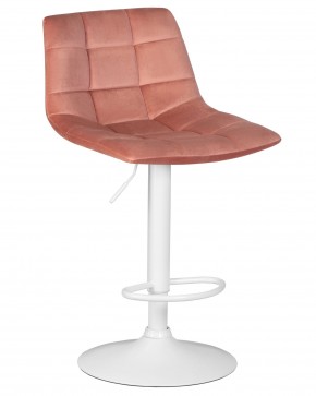 Стул барный DOBRIN TAILOR WHITE, пудрово-розовый велюр (MJ9-32) в Нижнекамске - nizhnekamsk.ok-mebel.com | фото