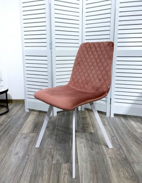 Стул DAIQUIRI BLUVEL-52 PINK / белый каркас, велюр М-City в Нижнекамске - nizhnekamsk.ok-mebel.com | фото 7