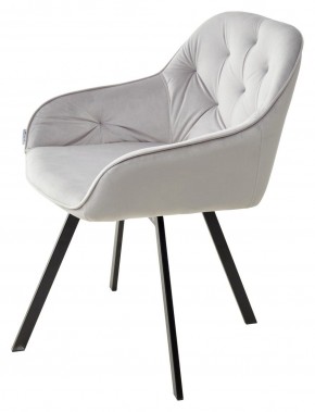 Стул GALE 360 град. поворот. BLUVEL-03 LIGHT GREY, велюр/ черный каркас, М-City в Нижнекамске - nizhnekamsk.ok-mebel.com | фото 5