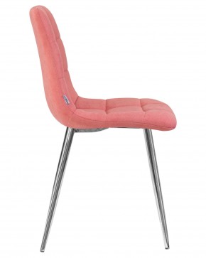 Стул обеденный DOBRIN ALEX, хром ножки, розовая ткань (UF860-05B) в Нижнекамске - nizhnekamsk.ok-mebel.com | фото 3